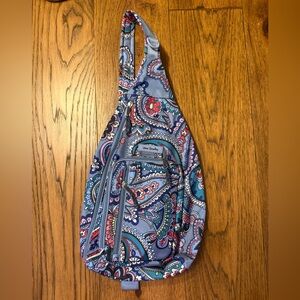 Vera Bradley Multicolor Cross Body Sling Backpack